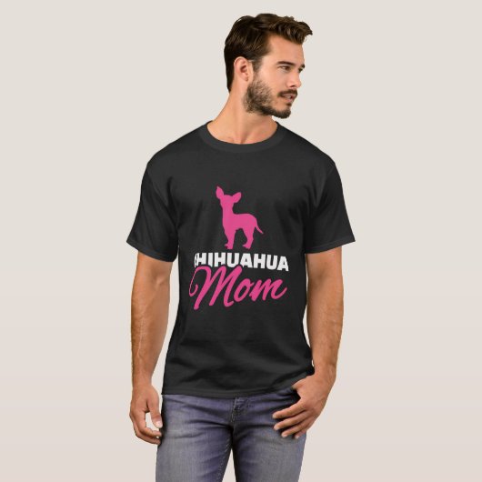 Chihuahua Mama T-shirt (Voorkant volledig)