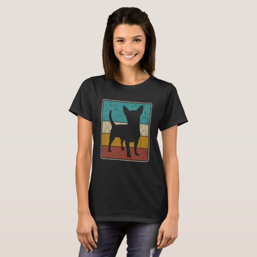 Chihuahua Mannen Vrouwen Chihuahua  Hond T-shirt (Voorkant volledig)