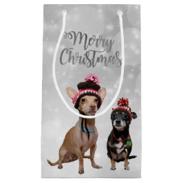 Chihuahua Merry Kerstmis Klein Cadeauzakje