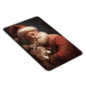 Chihuahua met Kerstman feestelijke Kerstmis Magneet (Rechterzijde)