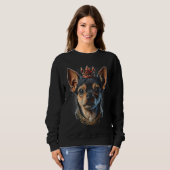 Chihuahua met kroon trui (Voorkant volledig)