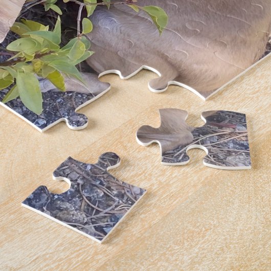 Chihuahua met sombrero die taco's eet legpuzzel (Zijkant)