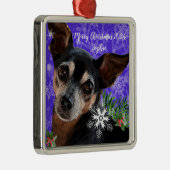 Chihuahua Metal Ornament (Rechts)