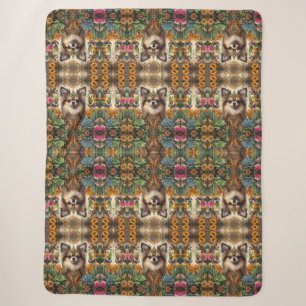 Chihuahua Mexicaanse Bloem Abstract  Sherpa Deken