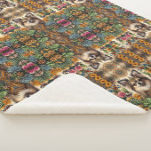 Chihuahua Mexicaanse Bloem Abstract Sherpa Deken (3/4)