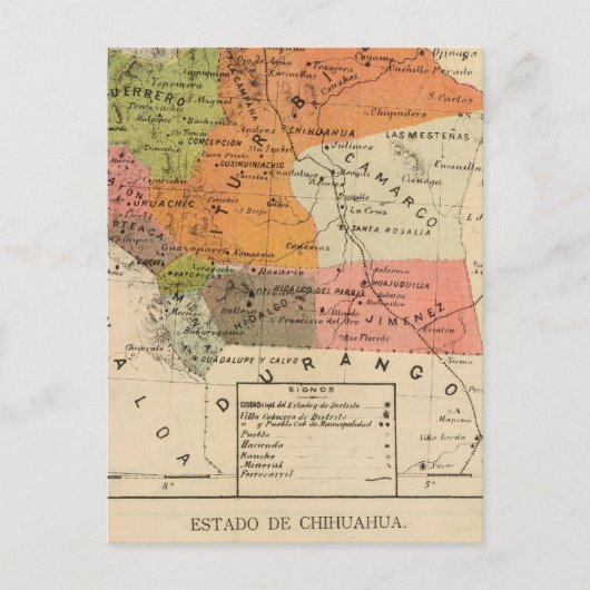 Chihuahua, Mexico Briefkaart (Voorkant)