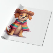 Chihuahua  Mexico  Cinco de Mayo  Funny Dog  (1) Cadeaupapier (Uitgerold)