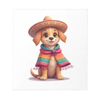 Chihuahua  Mexico  Cinco de Mayo  Funny Dog  (1) Notitieblok