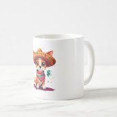 Chihuahua Mexico Cinco de Mayo Funny Dog (6) Koffiemok (Voorkant rechts)