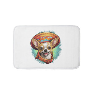 Chihuahua Mexico Cinco de Mayo Grappige Hond Badmat
