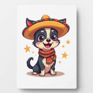 Chihuahua Mexico Cinco de Mayo Grappige Hond K Fotoplaat