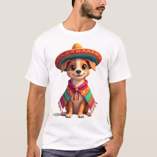 Chihuahua  Mexico  Cinco de Mayo  Grappige Hond  ( T-shirt