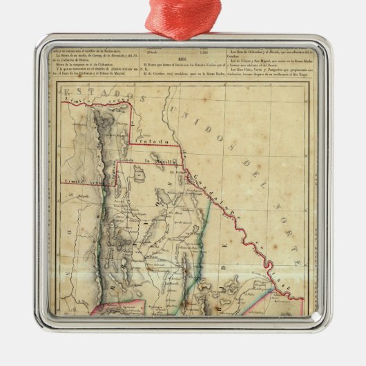 Chihuahua, Mexico Metalen Ornament (Voorkant)