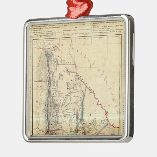 Chihuahua, Mexico Metalen Ornament (Links)