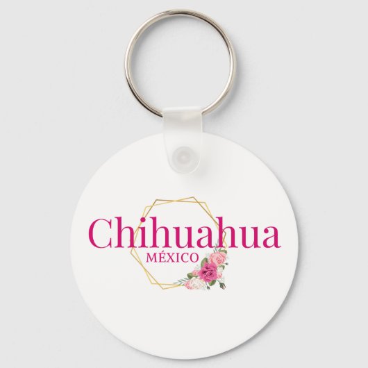 Chihuahua Mexico Travel Destination Bridesmaid Sleutelhanger (Voorkant)