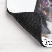 Chihuahua MickeyElvis Mousepad Muismat (Hoek)