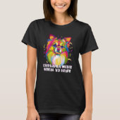 Chihuahua Might Steal Yo Heart Hondenras Puppy Hum T-shirt (Voorkant)