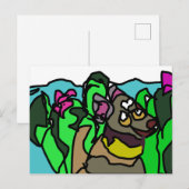 Chihuahua minnaar briefkaart (Voorkant / Achterkant)
