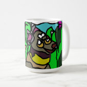 Chihuahua minnaar koffiemok (Voorkant rechts)