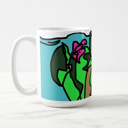 Chihuahua minnaar koffiemok (Links)