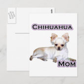 Chihuahua Moeder 4 Briefkaart (Voorkant / Achterkant)