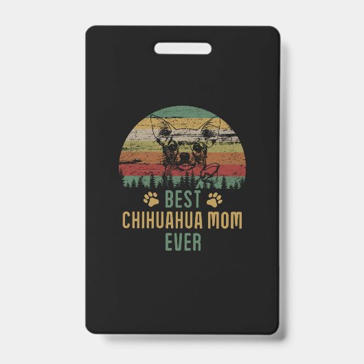 Chihuahua moeder badge (Voorzijde)