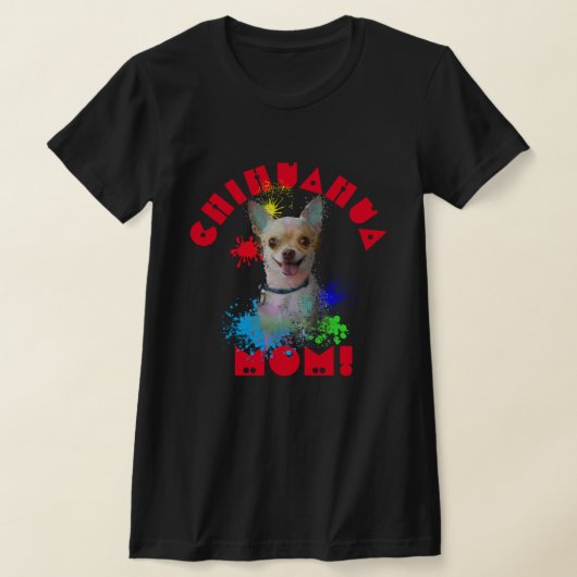 Chihuahua Moeder Hond Beste Hond Moeder Ooit T-shirt (Laagn)