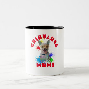 Chihuahua Moeder Hond Beste Hond Moeder Ooit Tweekleurige Koffiemok