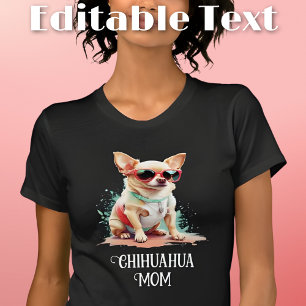 Chihuahua Moeder Hond Zonnebril T-shirt