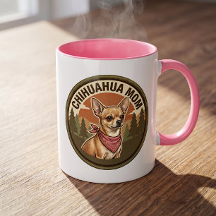 Chihuahua Moeder Koffiemok Chi Hond Moeder Cadea Mok