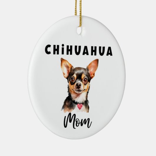 Chihuahua Moeder Ornament (Rechts)