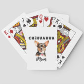 Chihuahua Moeder Spelen Kaarten (Achterkant)