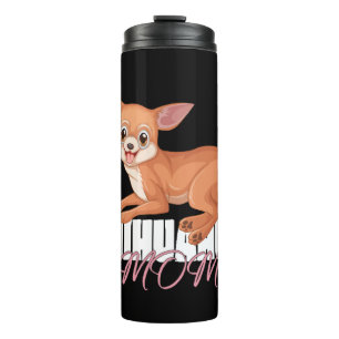 Chihuahua Moeder T-shirt Moederdag Huisdier Eigena Thermosbeker
