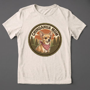 Chihuahua Moeder Tri-blend T-shirt Chi Hond Moed