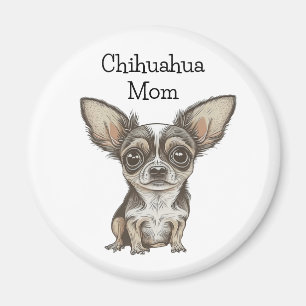 Chihuahua Moeder   Trotse Chi Eigenaar Magneet