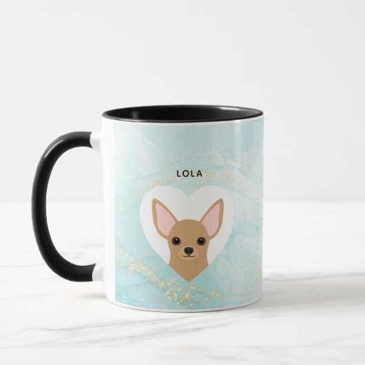 Chihuahua mokken (Links)