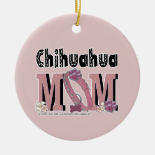 Chihuahua MOM Keramisch Ornament