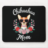 Chihuahua Mom Shirt Vrouwen Chihuahua Eigenaar Moe Muismat (Voorkant)