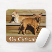 Chihuahua Mousepad Muismat (Met muis)