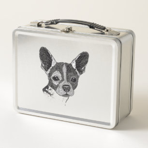 Chihuahua mozaïek geometrische kunst hond