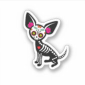 Chihuahua Muerta Sticker (Voorkant)