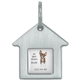 Chihuahua My Best Friend Custom Dog House Name Huisdieren Naamplaatje