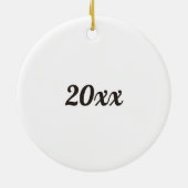 Chihuahua My Best Friend Custom Name Keramisch Ornament (Achterkant)