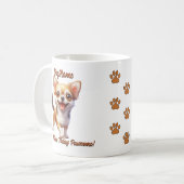 Chihuahua - Naam hond toevoegen, tekst wijzigen Koffiemok (Voorkant links)