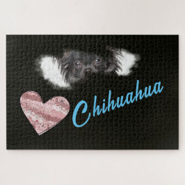 Chihuahua Ogen Effen Kleur 1000 stukjes Legpuzzel