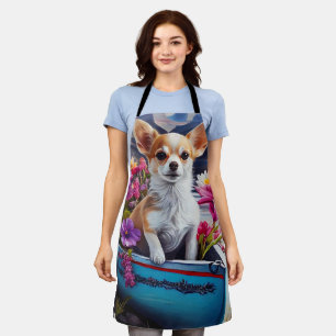 Chihuahua op een peddel: Een landschapsavontuur Schort