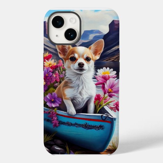 Chihuahua op een peddel: Een Schilderachtig avontu Case-Mate iPhone Case (Achterkant)