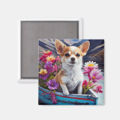 Chihuahua op een peddel: Een Schilderachtig avontu Magneet (Voorkant / Achterkant)