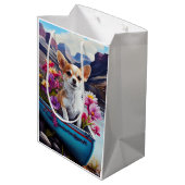 Chihuahua op een peddel: Een Schilderachtig avontu Medium Cadeauzakje (Achterkant Gekanteld)