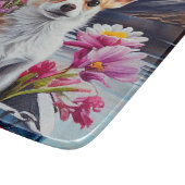 Chihuahua op een peddel: Een Schilderachtig avontu Snijplank (Hoek)